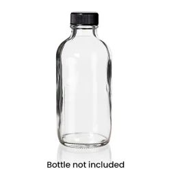 22-400 Black PP Cap | 12 Pack