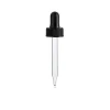 18-400 Black PP Dropper 66mm Pipette | 25 Pack