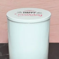 Happy Birthday Wood Lid | 12 Pack