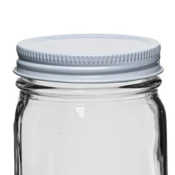 Jar Store 58-400 White Metal Lid | 12 Pack