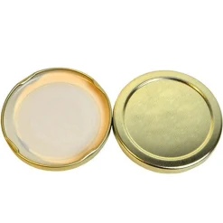 Jar Store 82mm Gold Lid | 12 Pack