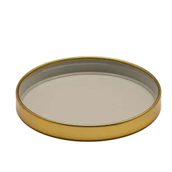 Large Pure Gold Metal Lid | 12 Pack