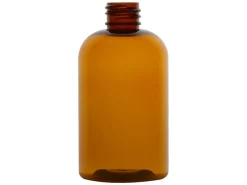 4 Oz Amber PET Boston Round 20-410 | 36 Pack