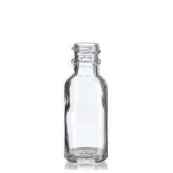 1/2 Oz Clear Boston Round Bottle 18-400 | 25 Pack