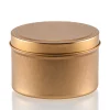 8 Oz Jar Store Rose Gold Candle Tin With Feet | 12 Pack
