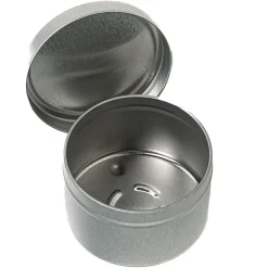 12 Oz Jar Store Silver Candle Tin With Feet | 12 Pack