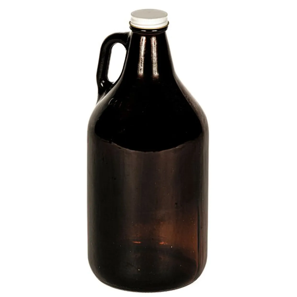 64 Oz Libbey Amber Growler With Cap | 6 Pack