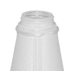 32 Oz Natural HDPE Tall Square Tamper Evident Bottle 38-400 | 12 Pack