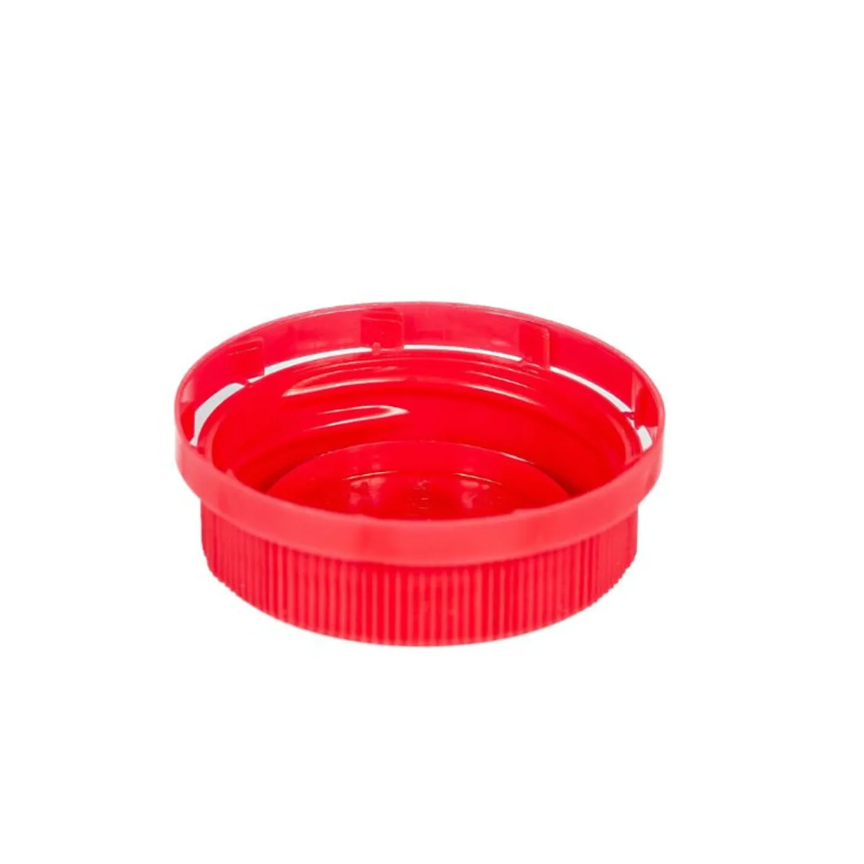 Red 38-400 Tamper Evident Ratchet Cap Unlined | 12 Pack