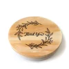 Thank You Wood Lid | 12 Pack