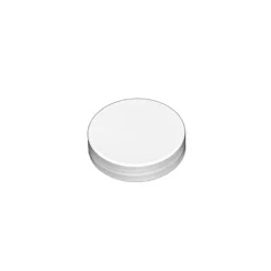 White 48-400 Smooth Sided Cap With Liner | 36 Pack