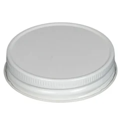 70-450 White Metal Lid | 12 Pack